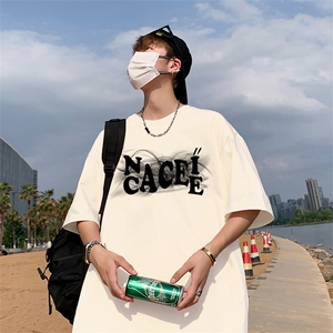 ！纯棉重磅220克 夏季男士印花短袖T恤QT707-T265-P25图片