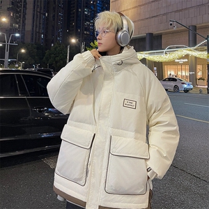 冬季新款新标潮牌白鸭绒外套羽绒服男女同款图片