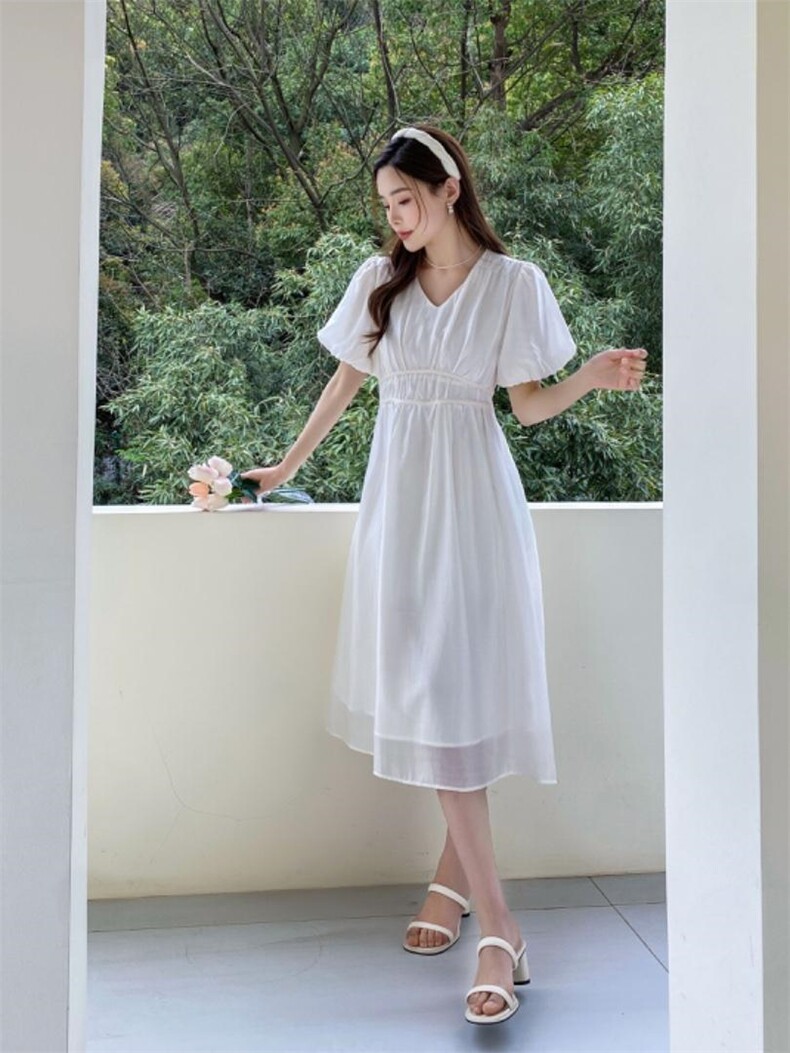 修身显瘦连衣裙，女装连衣裙，天使公主