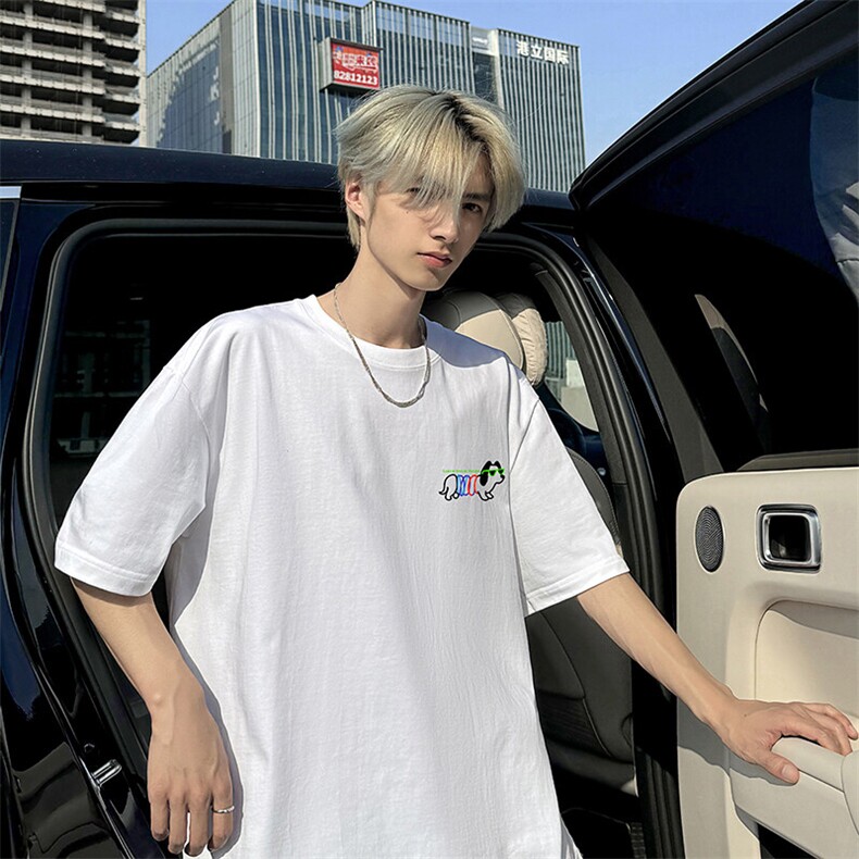 240g美式重磅短袖T恤FSDX258M-5XL特批25无差价控48,男装T恤,电商B219B