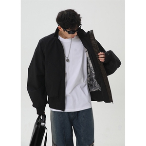 港风日系座山蟒夹克立领短款设计感外套 XZ213-JK8000特P75控128图片