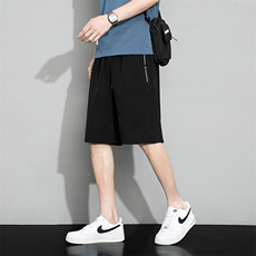 205-M-5XL短裤男夏季薄款男装运动休闲潮牌五分裤宽松大裤衩裤子，男装牛仔裤，星座1204