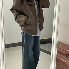 DW21-P65新款复古男女同款2025新款秋季宽松百搭外套-网图现货，男装夹克，星座603-2