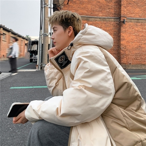 加棉加厚棉服潮港风连帽棉衣外套男女XMY239-P125控168抖音控188图片