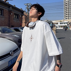 得物直播品质220克纯棉精梳xz605-dcm257-特批20控38，男装T恤，星座605(原A050)