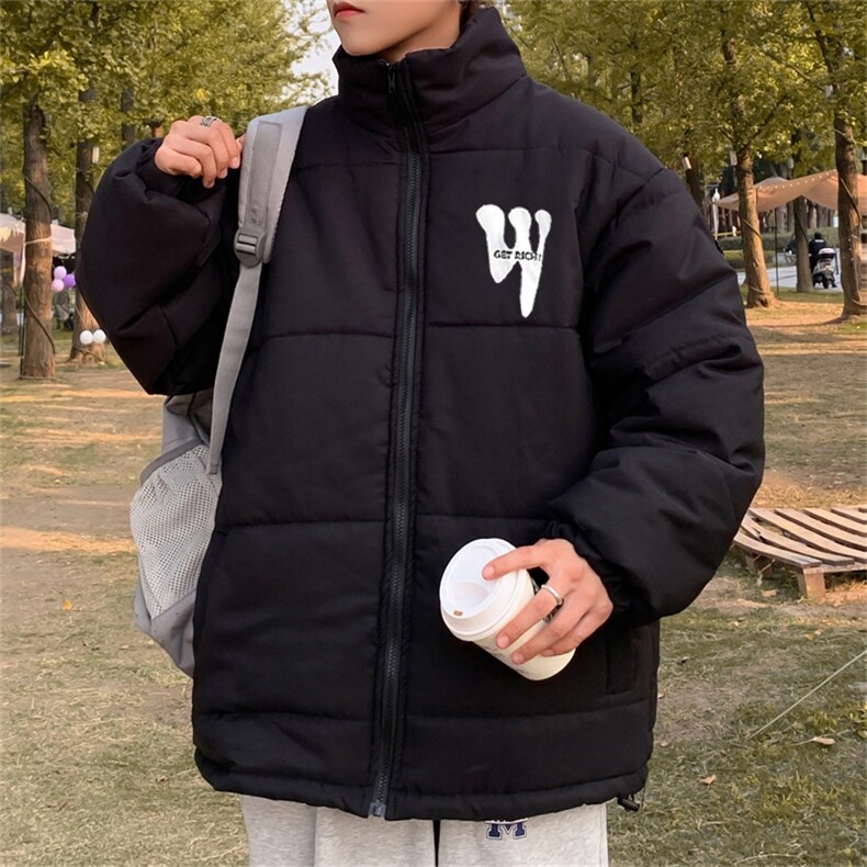 冬季加厚潮牌痞帅羽绒衣情侣装面包服外套美式服男W6612-P68,男装棉衣,星座512-3