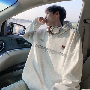 抖音得物供货 可提供视频 秋冬重磅美式宽松连帽卫衣WKD04图片
