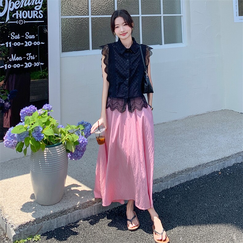 设计感搭配一整套减龄时尚穿搭套装裙两件套2938P145K218,女装套装/套裙,2C029