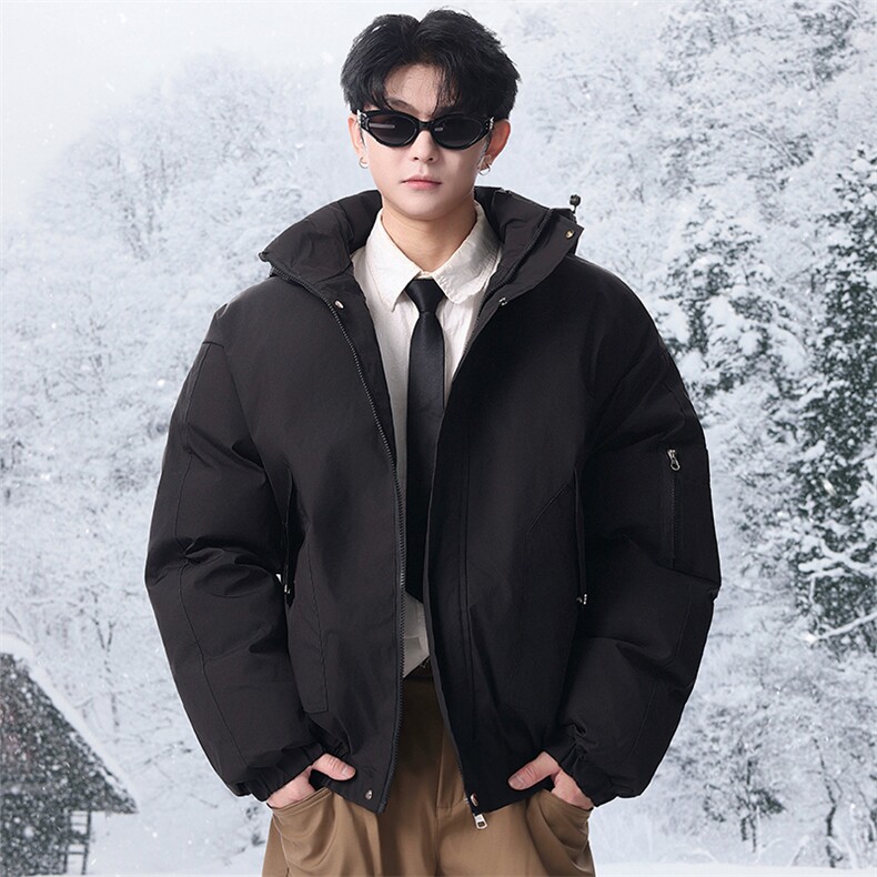 棉服男冬季新款港风宽松连帽棉衣MF9006-P90,男装棉衣,星座214-3