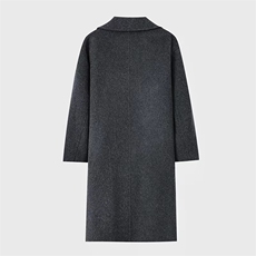 2025年秋季时尚百搭通勤简约大衣长款，女装双面呢大衣，豪顺羊绒