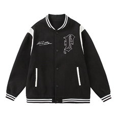白底超电商A188-J202-TP90100聚酯纤维棒球服夹克外套男控150，男装夹克，电商A188