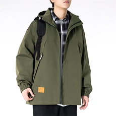 港风L-9XL春装新款现货防水加大冲锋衣夹克外套XZ109-JK2306-P78，男装夹克，星座109