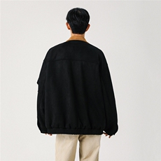 春装现货撞色麂皮绒夹克XZ609-WT2367-P108-138，男装夹克，星座609