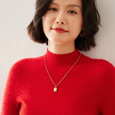 秋冬新款高领女修身显瘦长袖针织打底衫，女装羊毛衫，七柒羊绒