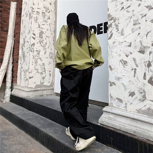 美式飞行员夹克外套男潮牌高级感情侣男女PU皮机车服皮衣~PY99图片