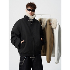 CLEANFIT座山雕棉服美式高街设计感重磅翻领外套A170-M902-TP108，男装棉衣，电商A170