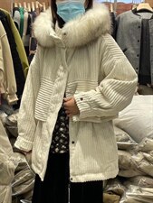 灯芯绒派克服毛领，其它，BAIBIANYIYI