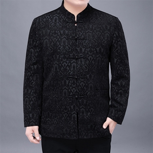DH005-2023钱塘2020-2新款男士时尚休闲风唐装上衣高品质P173图片