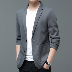 BJY08677男士2023年春季新款长袖西服休闲青年夹克西装单西图片