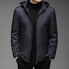 2023秋冬装加厚中年男士棉服中年爸爸装棉衣男中长款HPN8355-P200，男装棉衣，电商B212（原钱塘6029）
