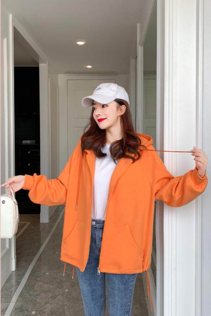 春季新款卫衣休闲外套，女装卫衣/绒衫，吉之红