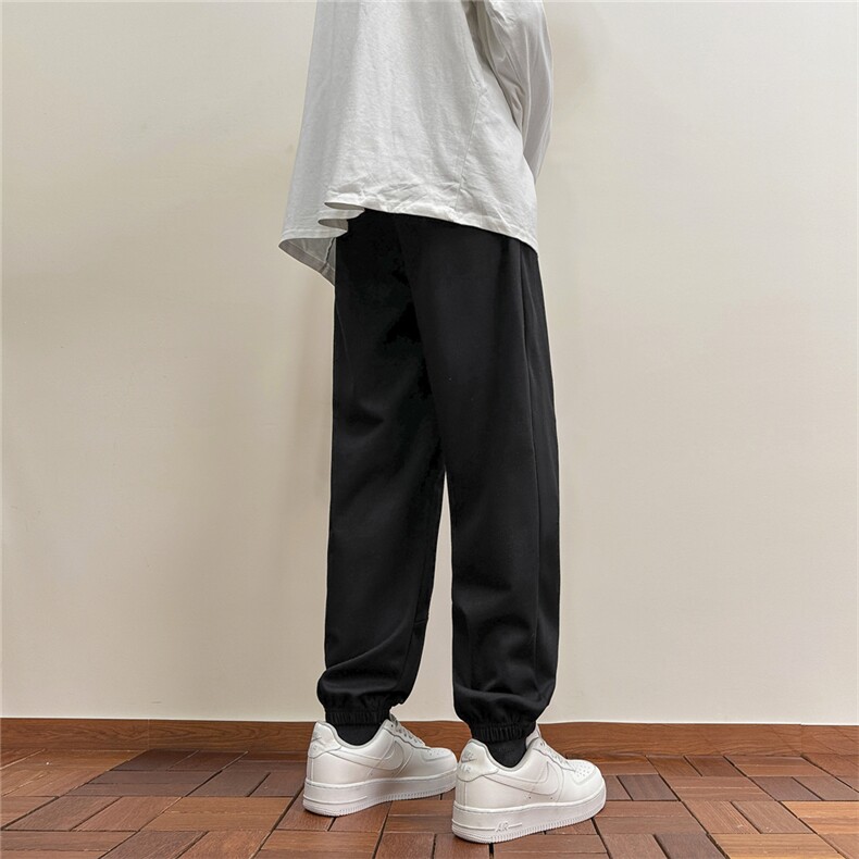 k1067-p35-限价49.9现货港风中性大码卫裤束脚,男装休闲裤,星座116