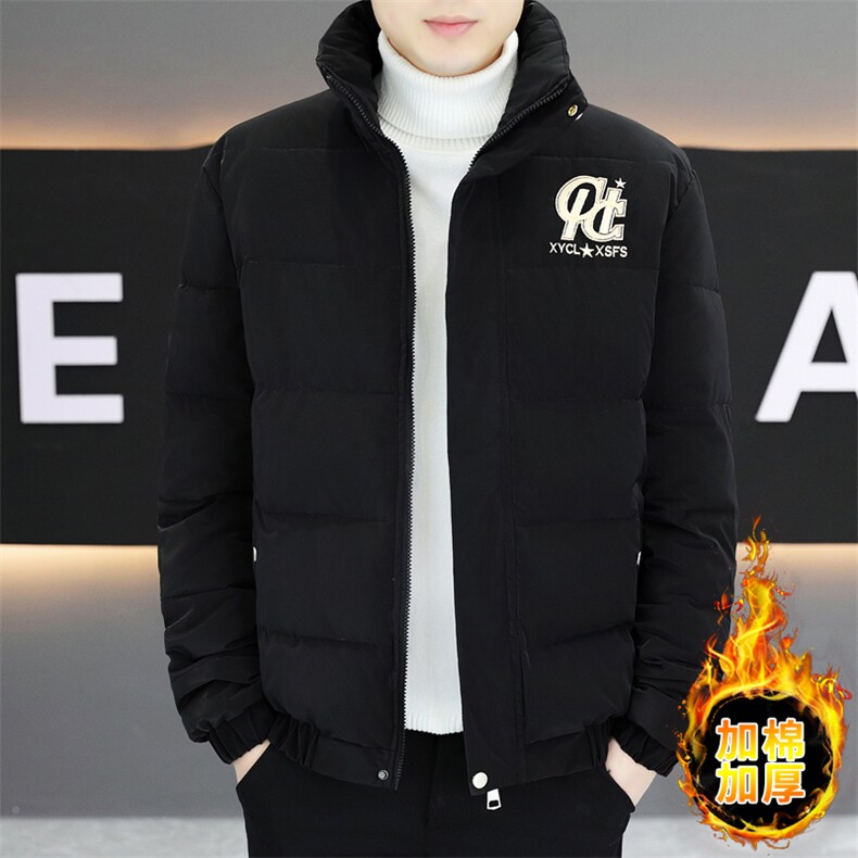 1018-MY929-P80新款立领棉衣男韩版休闲痞帅个性棉服冬装保暖外套,男装棉衣,星座1018