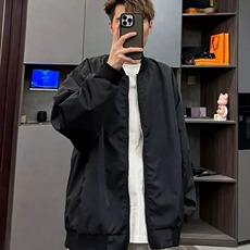 美式复古高街棒球服外套男女秋冬潮牌痞帅飞行员学生情侣夹克，男装夹克，星座1210-1