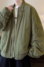 飞行员夹克男解构设计棒球领短外套男XH24-P70，男装夹克，电商B367