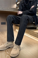 休闲裤男韩版修身秋冬款加绒裤英伦商务西裤直筒长裤9986/1412-1，男装西裤，星座1412-1