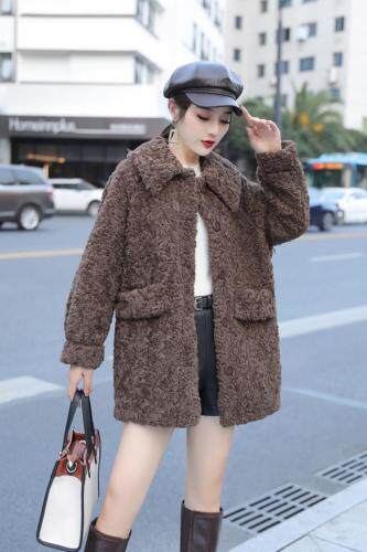 冬季皮毛一体外套，女装，千禧宏运