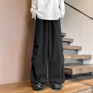 8XL-M 特大码美式阔腿运动裤肥仔空气裤男拖地裤K9100P68控88图片