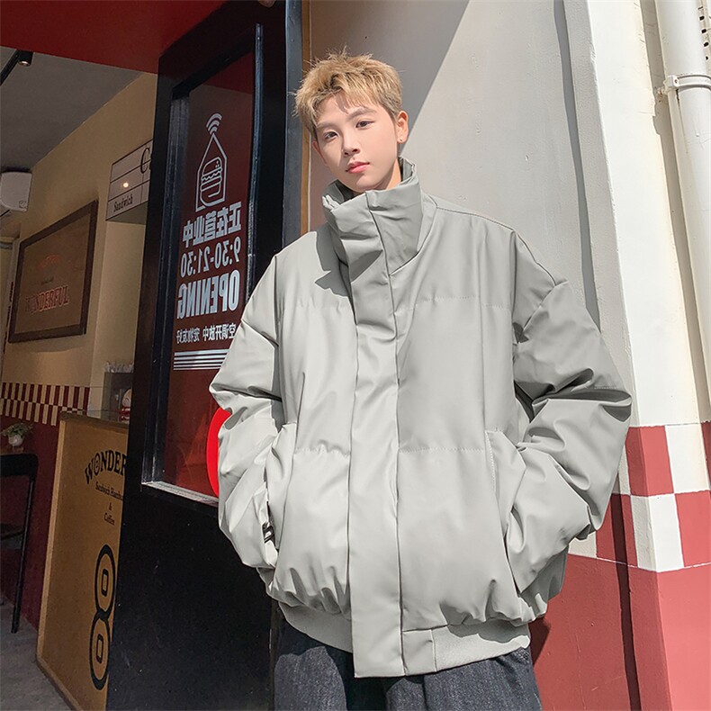 冬装pu皮短款棉服男棉衣外套MY258P80，男装棉衣，星座1904A
