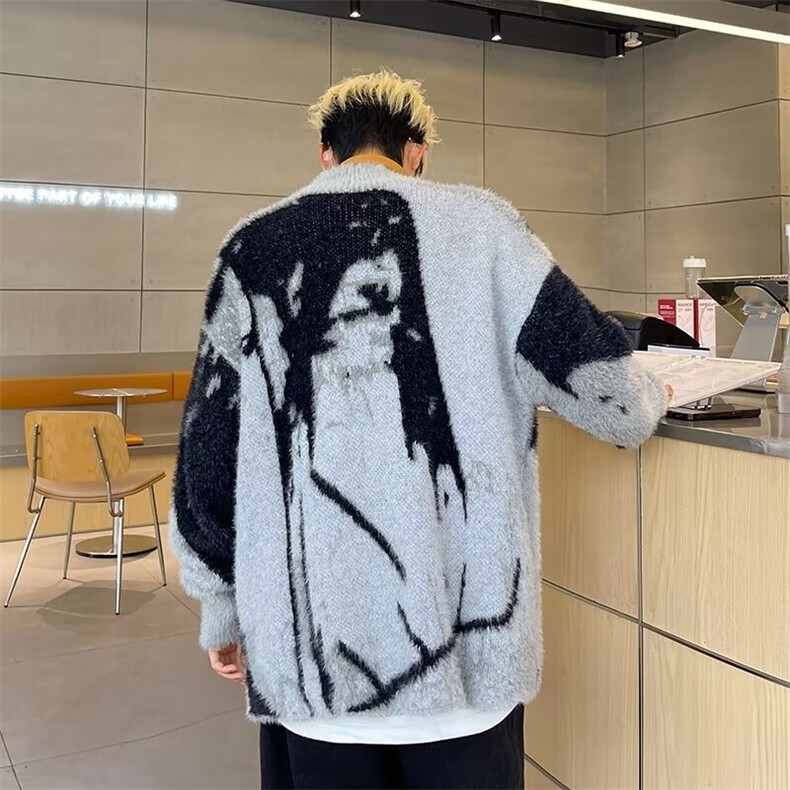 美式毛衣男慵懒风休闲针织衫BX014P60,男装针织衫/毛衣,星座1116-2