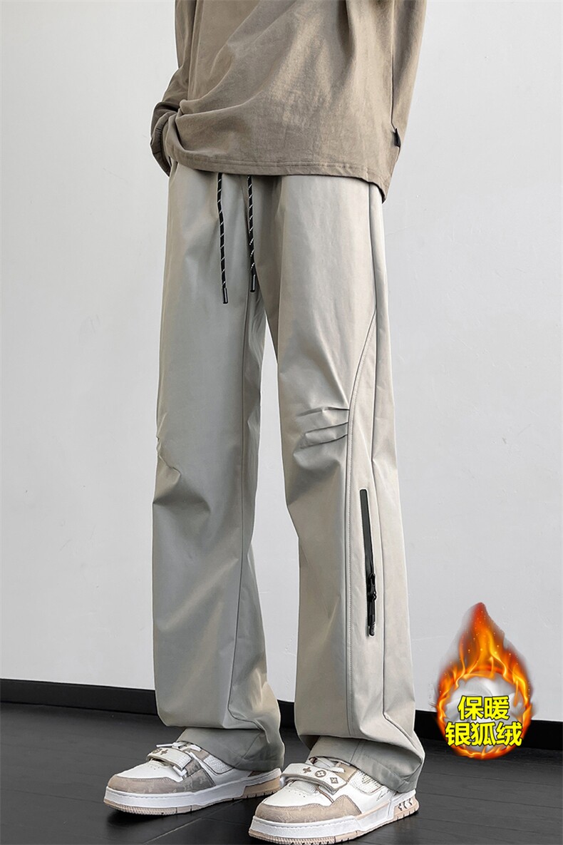 薄款改加绒户外登山大加绒加厚码拖地裤男K1308J加绒-特P44控79,男装卫衣,电商A001
