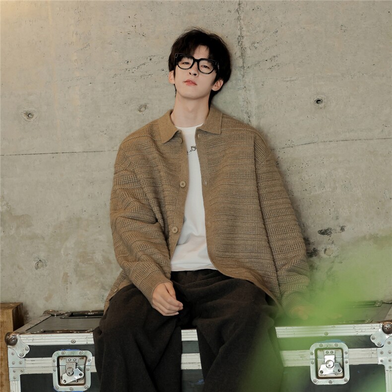 （现货）高克重数据2重磅新编织工艺毛衣开衫外套TM01-P75，男装针织衫/毛衣，星座1315