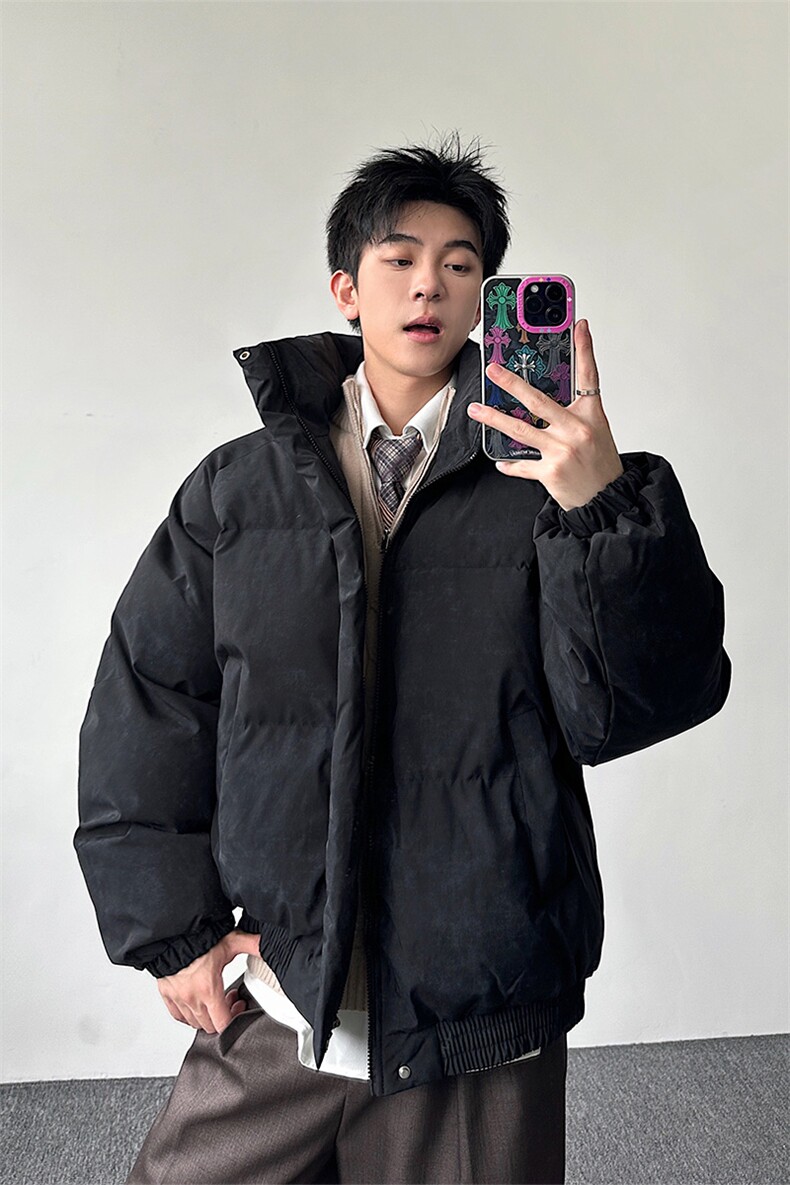 美式复古扎染棉服cleanfit痞帅保暖棉衣外套男5D3062-TP60不,男装棉衣,电商A102