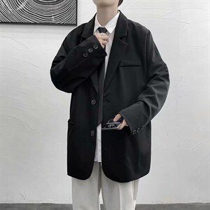西服ins韩版日系潮流宽松休闲小西装复古百搭帅气外套 W1176-P45图片