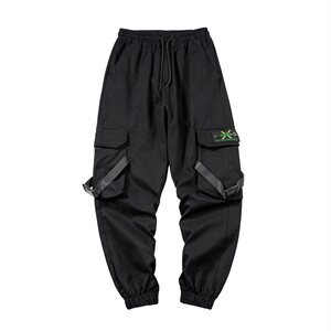 主推差价 日系大码男士休闲裤九分束脚工装裤男潮迷彩0120图片