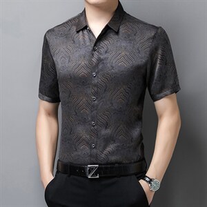 GBN6501夏季新款男式休闲衬衫重磅短袖时尚衬衣P345,男装衬衫,电商B360