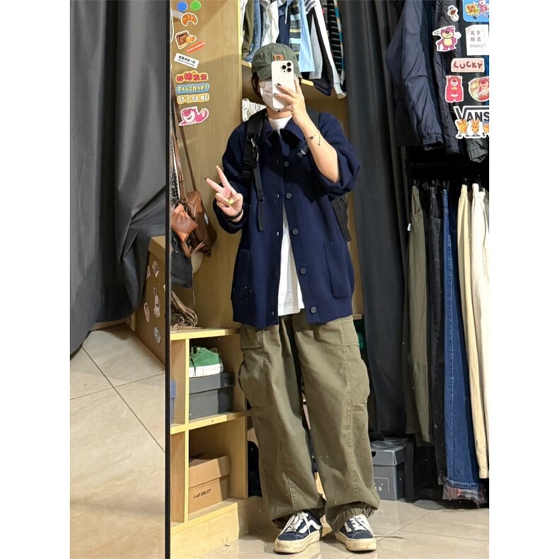 【有货】MY0339ZZ-特73秋冬季加厚针织开衫外套男士慵懒翻领毛衣,男装针织衫/毛衣,星座1007（原301D）