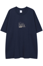 白底100棉23夏季新款时尚潮流字母印花百搭短袖T恤T1115P25控38，男装T恤，电商A247-1