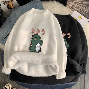 M18037-P45 加绒款-P65半高领毛衣男士大码针织衫男毛线衣男图片