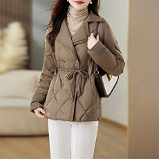 羽绒服女2023新款髦时尚翻领羽绒服，女装羽绒服，魅影