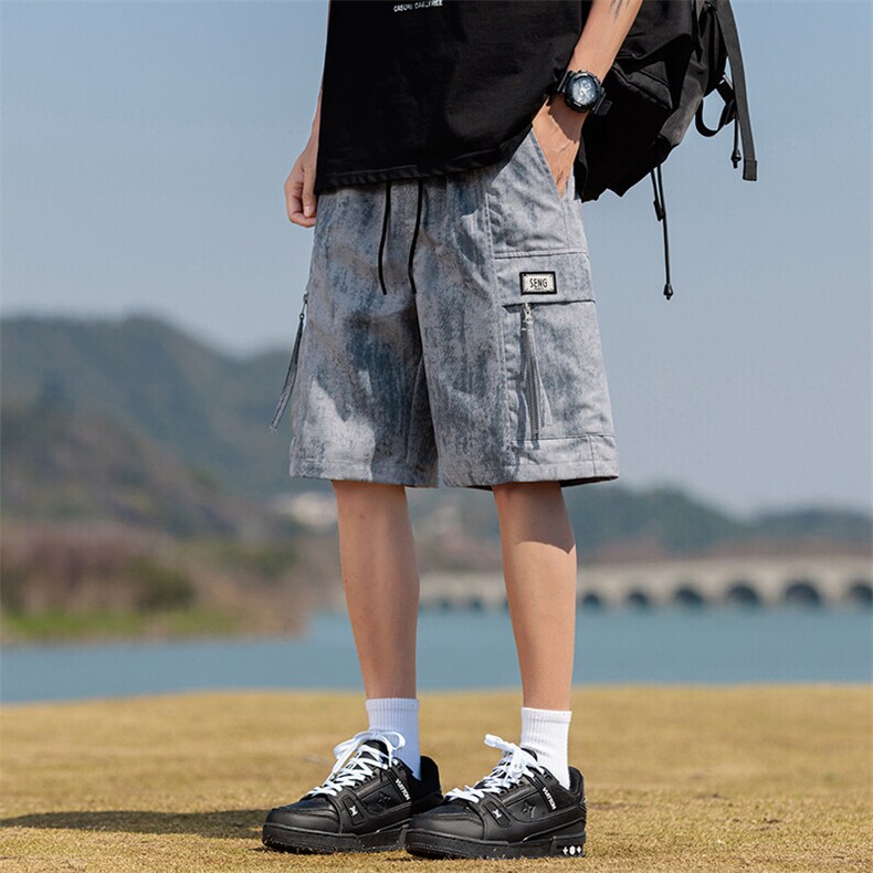 K198-P32 控49 新款现货夏季美式男士休闲短裤图片