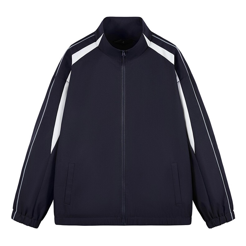 春季新款拼接立领休闲纯色冲锋衣情侣夹克外套白底图JK7802-特P65，男装夹克，星座904