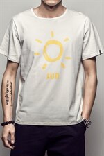 2021夏季新款日系大码小太阳宽松卡通印花短袖T恤男T8201-P28，男装T恤，电商A001