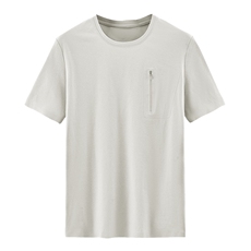 夏季无痕冰丝时尚都市男士休闲百搭T恤，男装T恤，宏恒