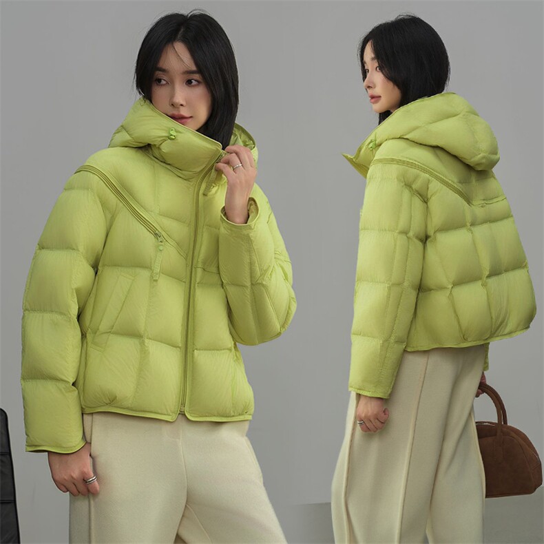 2025年冬季休闲风保暖常规90白鸭绒,女装羽绒服,阳光伊恋