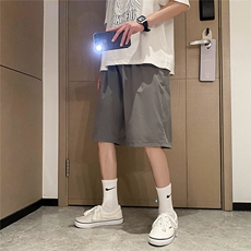 1港风休闲大码M-5XL运动日系原宿潮流五分裤男中裤DK751P18控29，男装牛仔裤，星座226-2